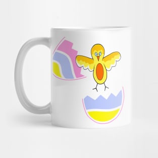 HAPPY Easter Bird - Happy Easter Art Mug